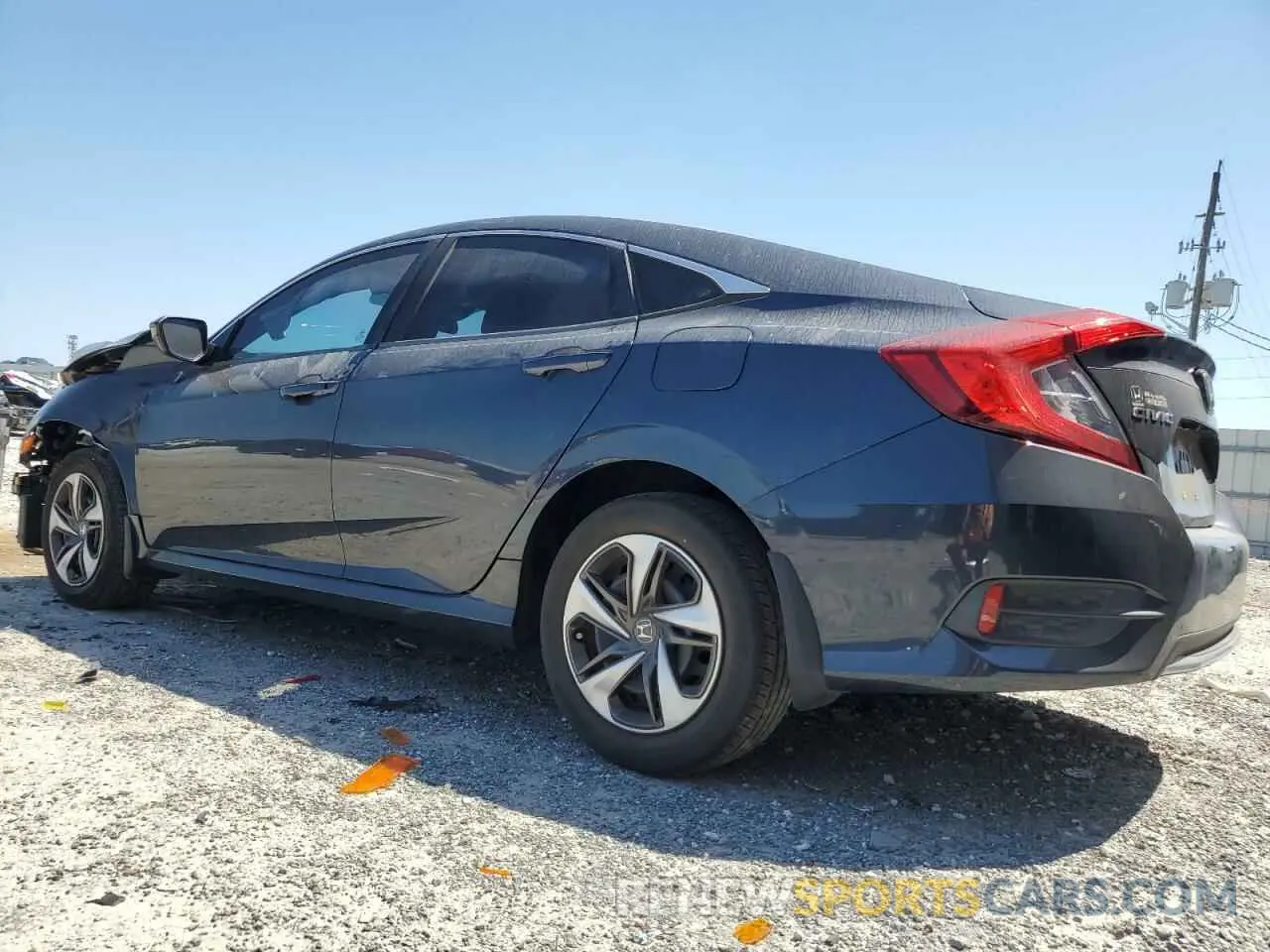 2 fotografías del automóvil dañado 19XFC2F66KE003911 HONDA CIVIC 2019