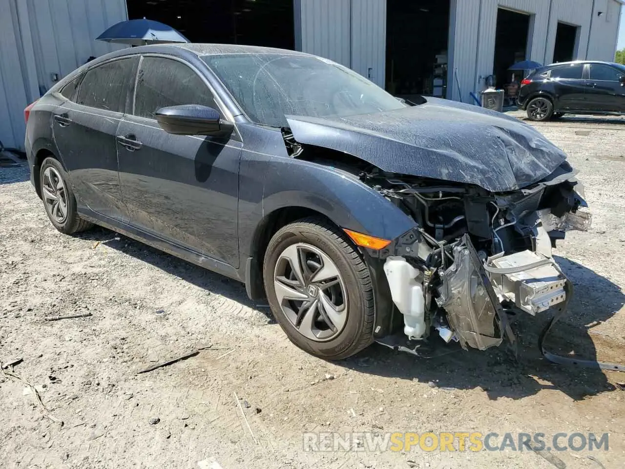 4 fotografías del automóvil dañado 19XFC2F66KE003911 HONDA CIVIC 2019