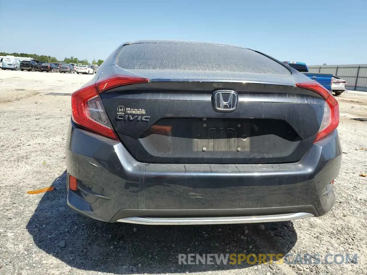 6 fotografías del automóvil dañado 19XFC2F66KE003911 HONDA CIVIC 2019