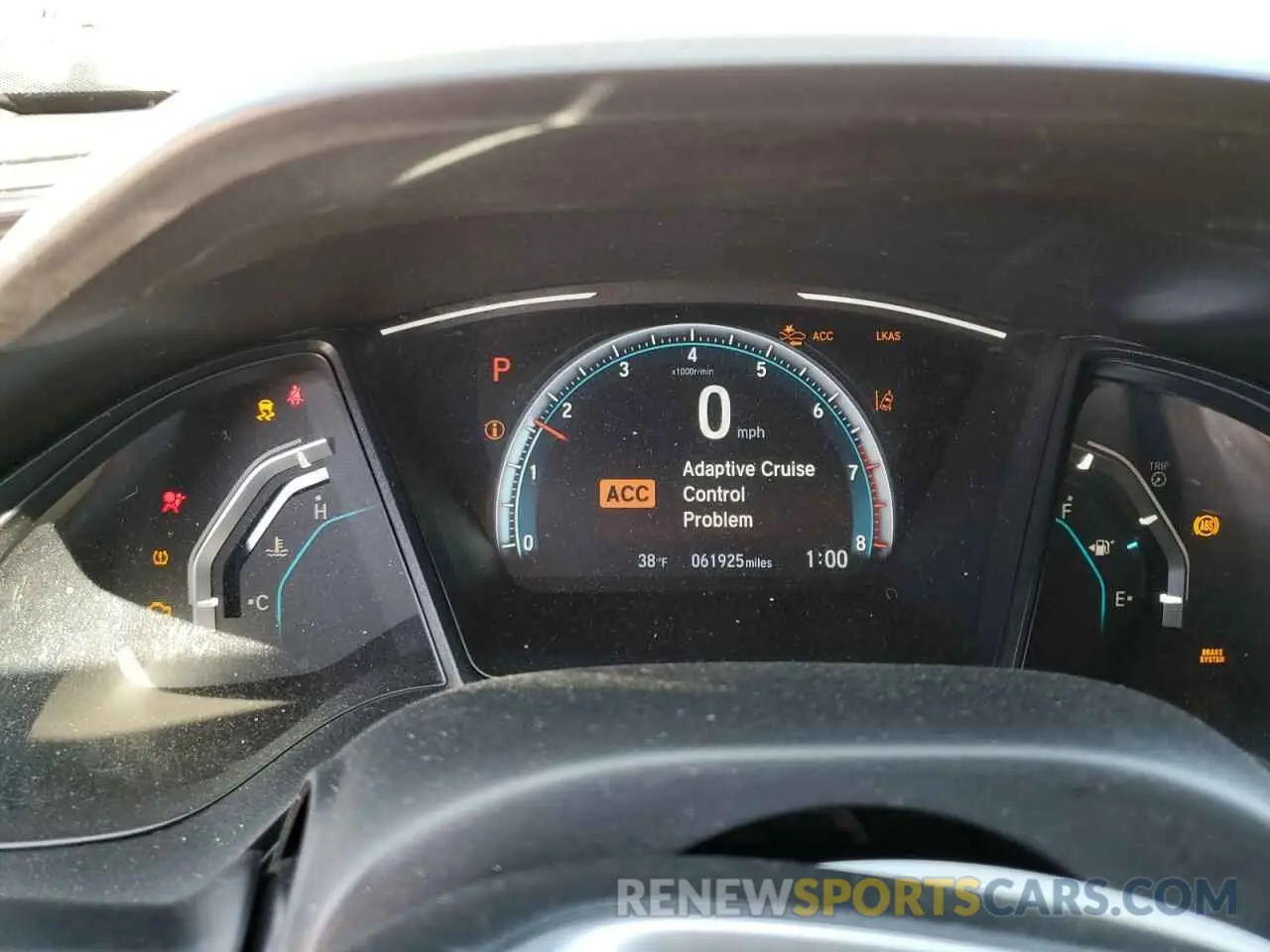 9 fotografías del automóvil dañado 19XFC2F66KE012771 HONDA CIVIC 2019
