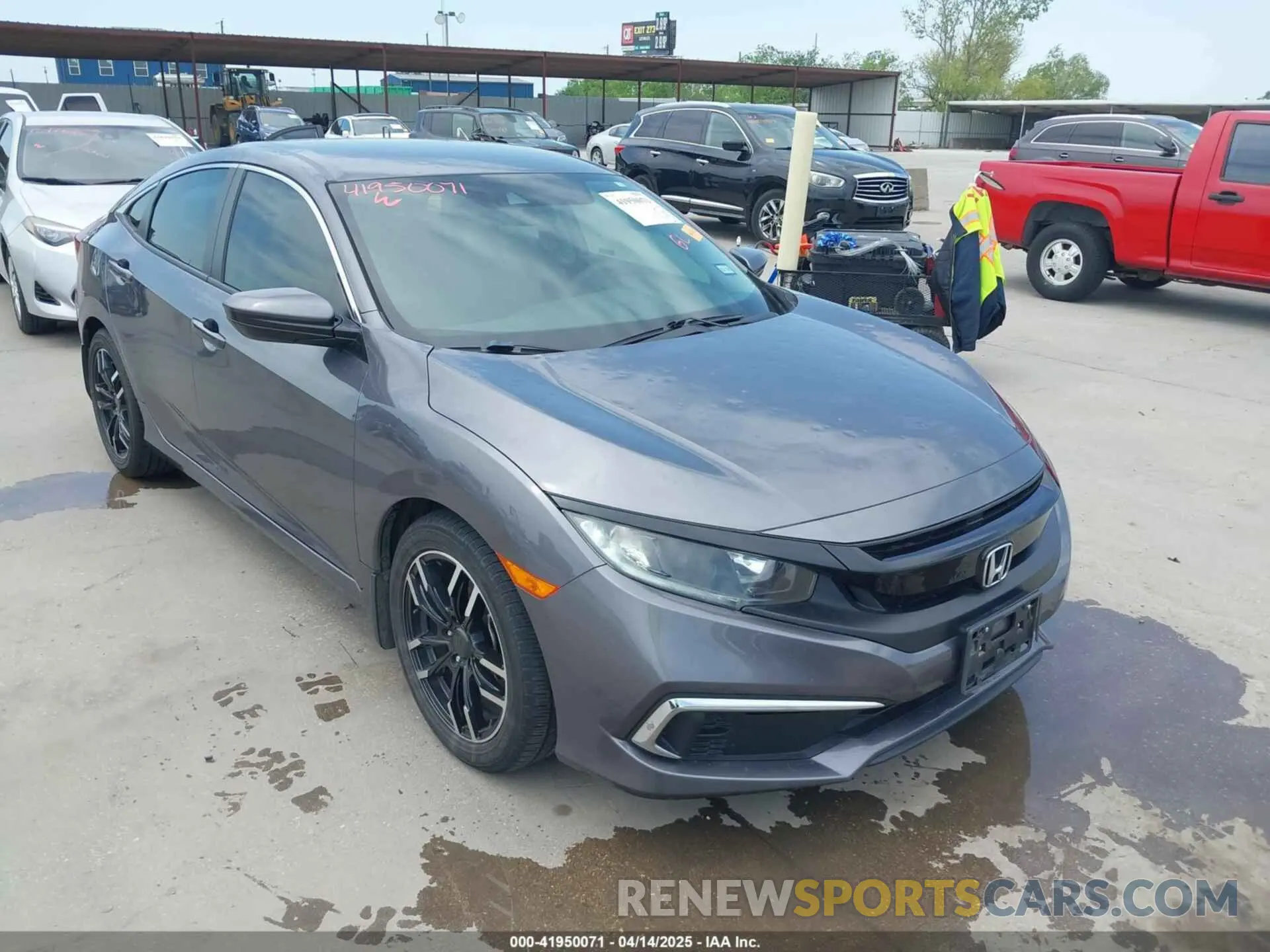 1 fotografías del automóvil dañado 19XFC2F66KE020594 HONDA CIVIC 2019