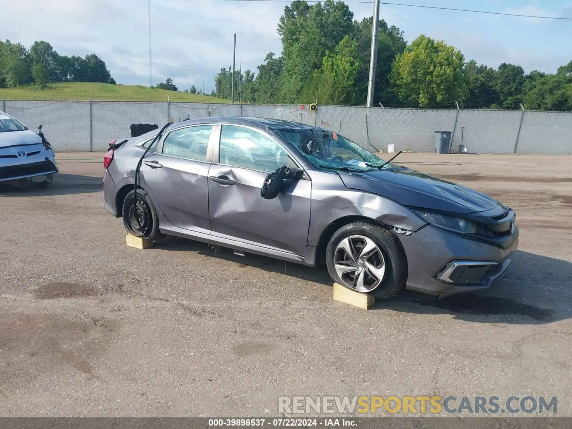 1 fotografías del automóvil dañado 19XFC2F66KE028596 HONDA CIVIC 2019