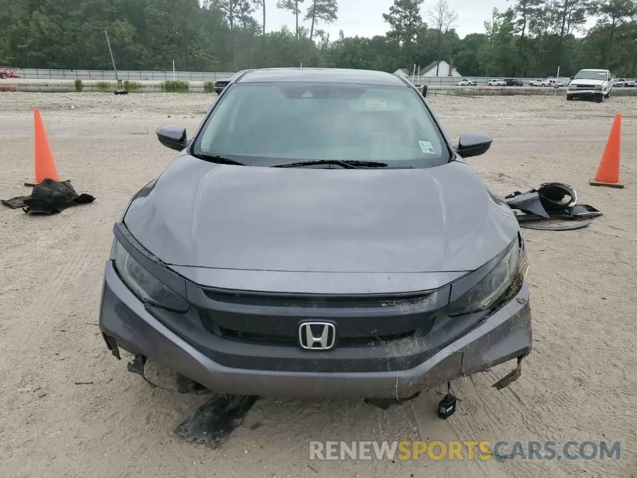 5 fotografías del automóvil dañado 19XFC2F66KE031062 HONDA CIVIC 2019