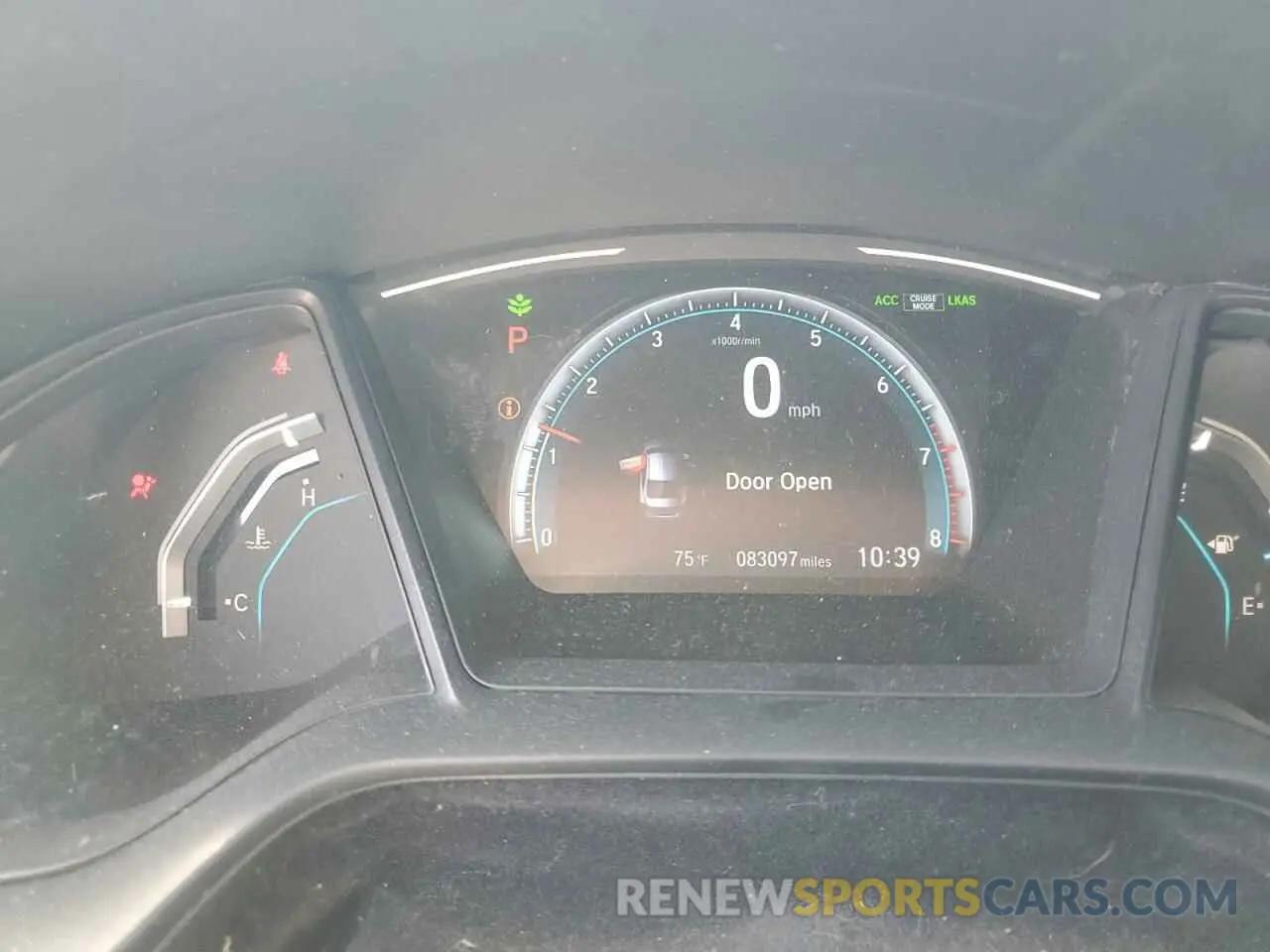 9 fotografías del automóvil dañado 19XFC2F66KE031062 HONDA CIVIC 2019