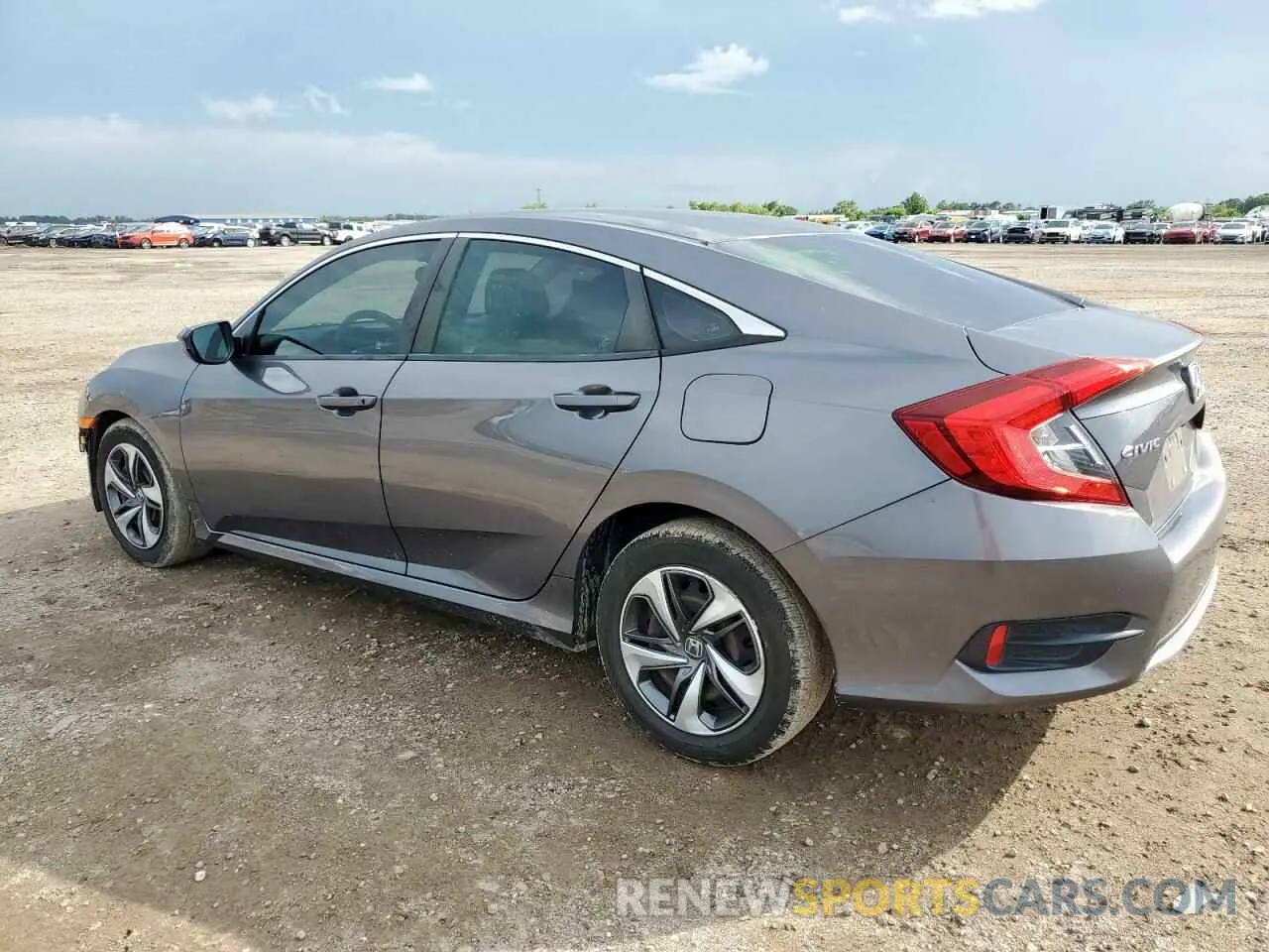 2 fotografías del automóvil dañado 19XFC2F66KE041431 HONDA CIVIC 2019