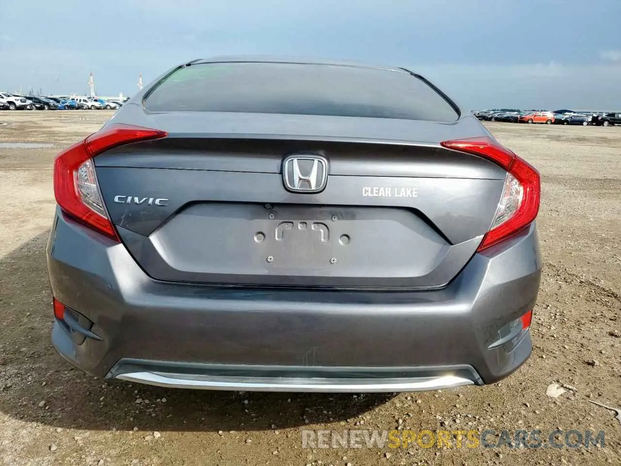 6 fotografías del automóvil dañado 19XFC2F66KE041431 HONDA CIVIC 2019