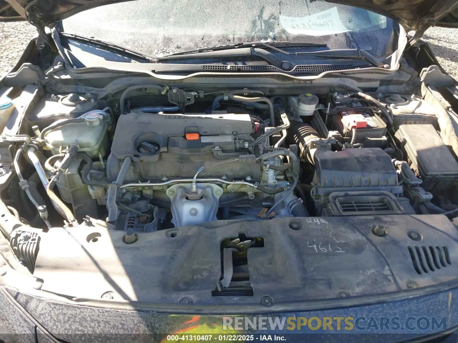 10 fotografías del automóvil dañado 19XFC2F66KE047035 HONDA CIVIC 2019