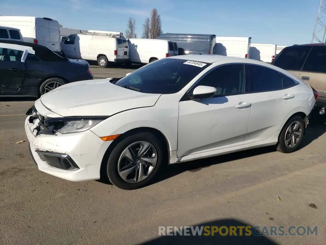 1 fotografías del automóvil dañado 19XFC2F66KE205213 HONDA CIVIC 2019