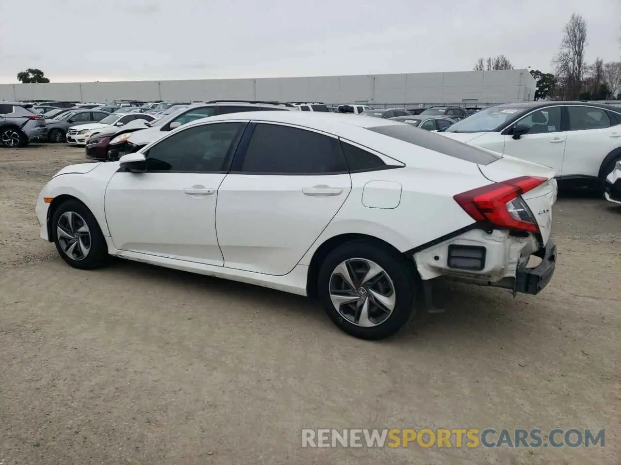 2 fotografías del automóvil dañado 19XFC2F66KE205213 HONDA CIVIC 2019
