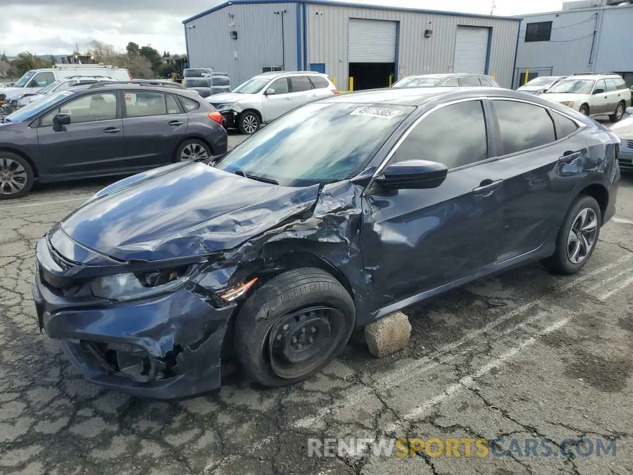1 fotografías del automóvil dañado 19XFC2F66KE207835 HONDA CIVIC 2019