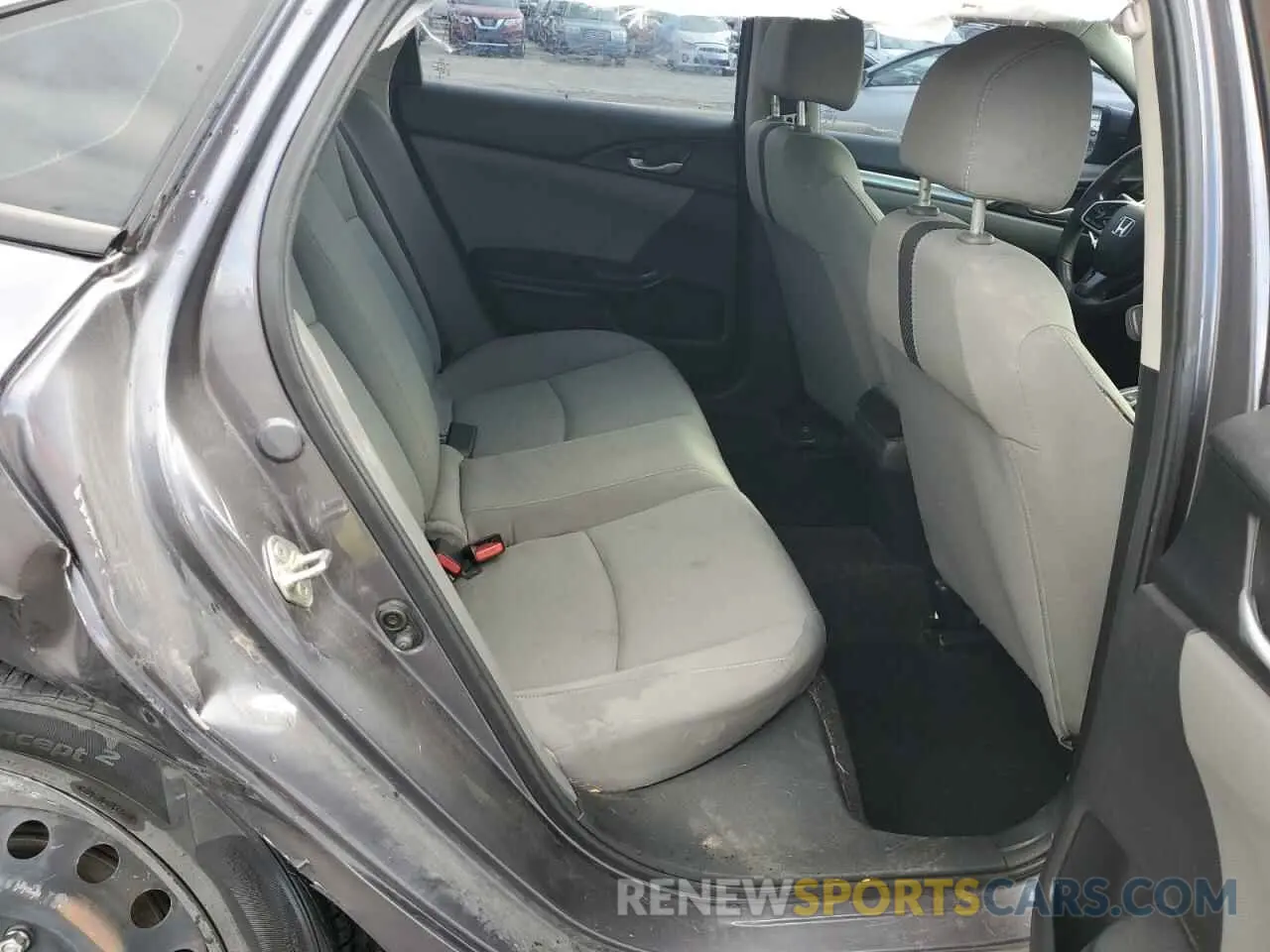 10 fotografías del automóvil dañado 19XFC2F67KE011709 HONDA CIVIC 2019