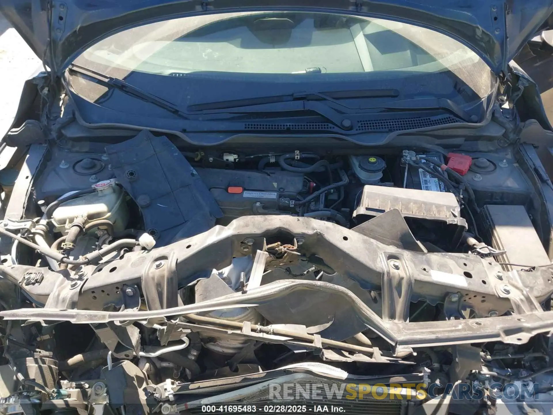10 fotografías del automóvil dañado 19XFC2F67KE040661 HONDA CIVIC 2019