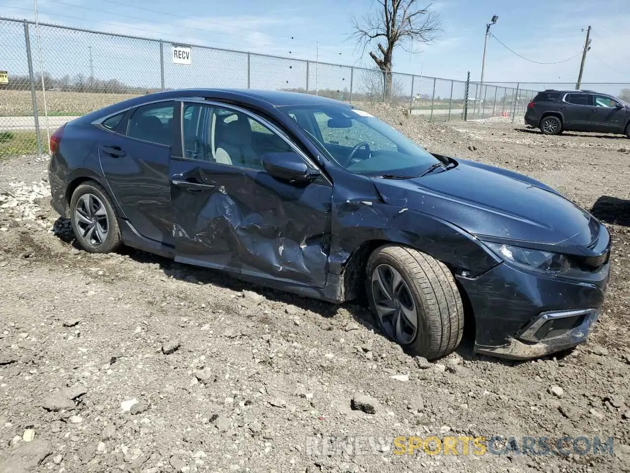 4 fotografías del automóvil dañado 19XFC2F68KE024291 HONDA CIVIC 2019