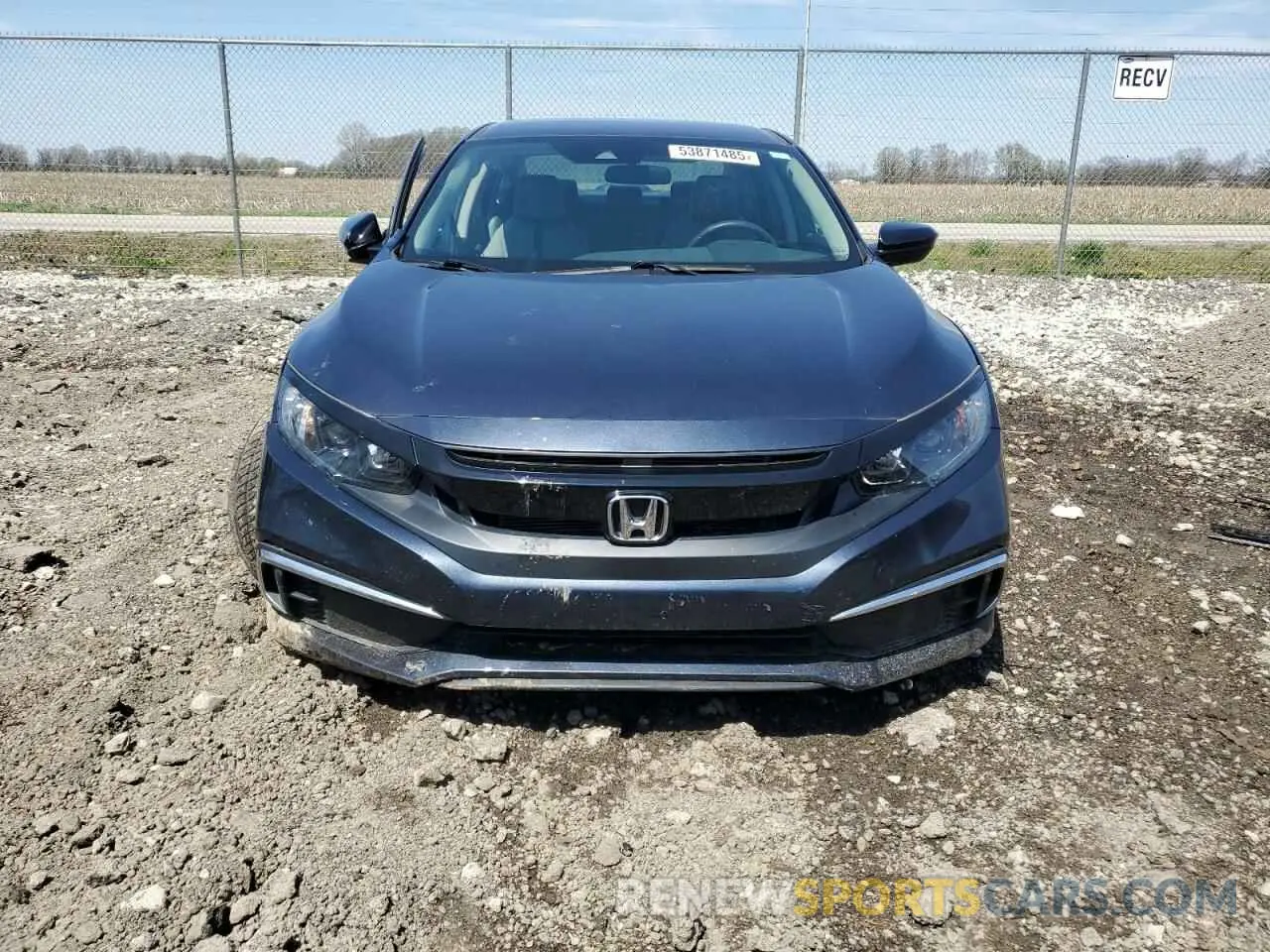 5 fotografías del automóvil dañado 19XFC2F68KE024291 HONDA CIVIC 2019