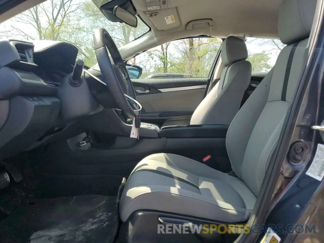 7 fotografías del automóvil dañado 19XFC2F68KE024291 HONDA CIVIC 2019