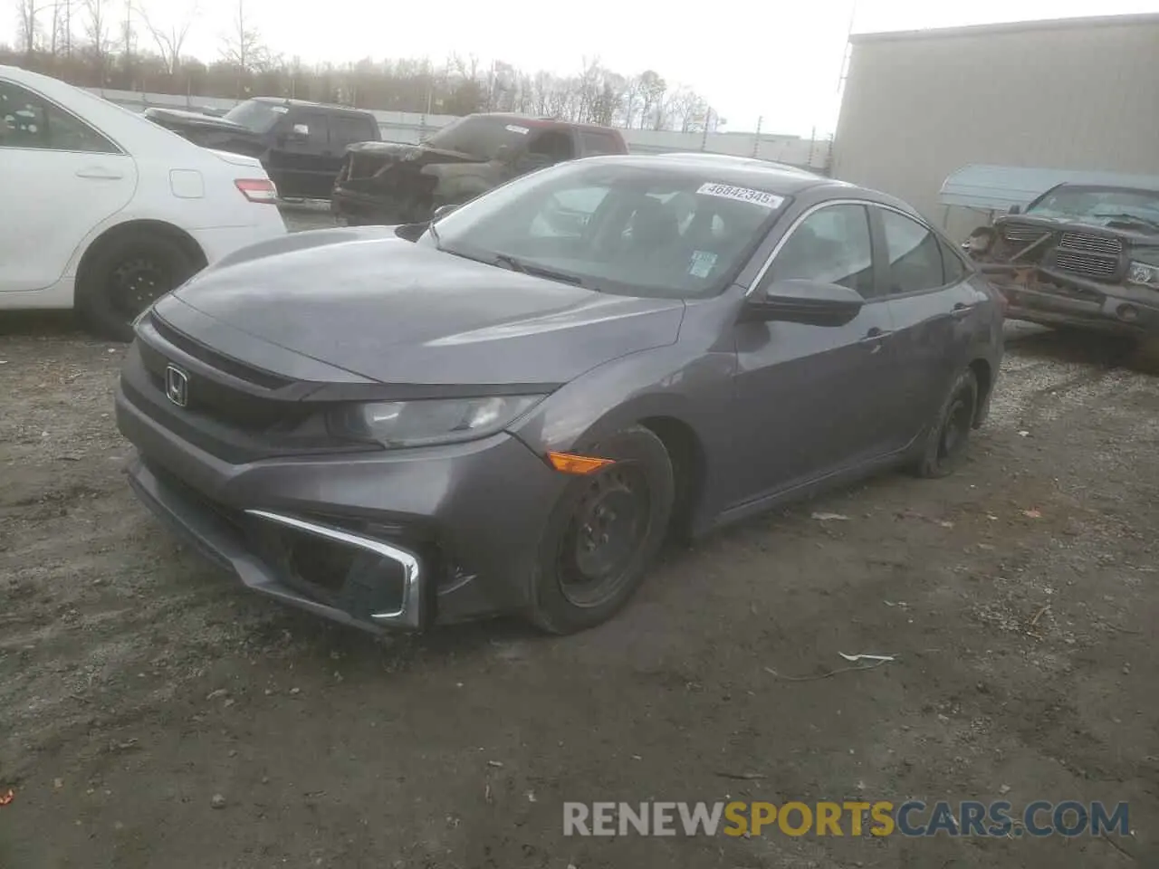 1 fotografías del automóvil dañado 19XFC2F68KE027773 HONDA CIVIC 2019
