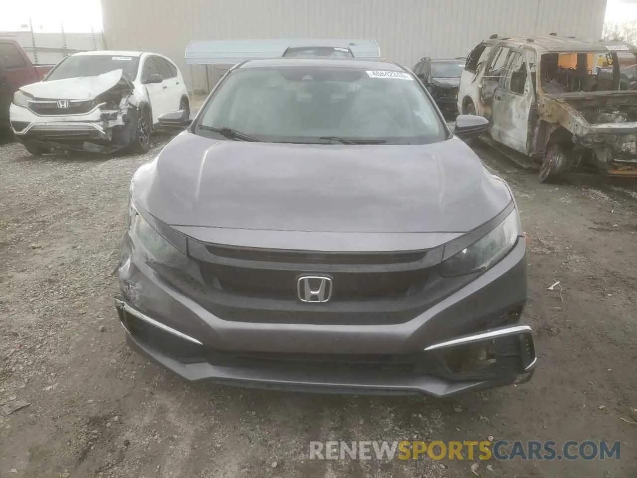 5 fotografías del automóvil dañado 19XFC2F68KE027773 HONDA CIVIC 2019