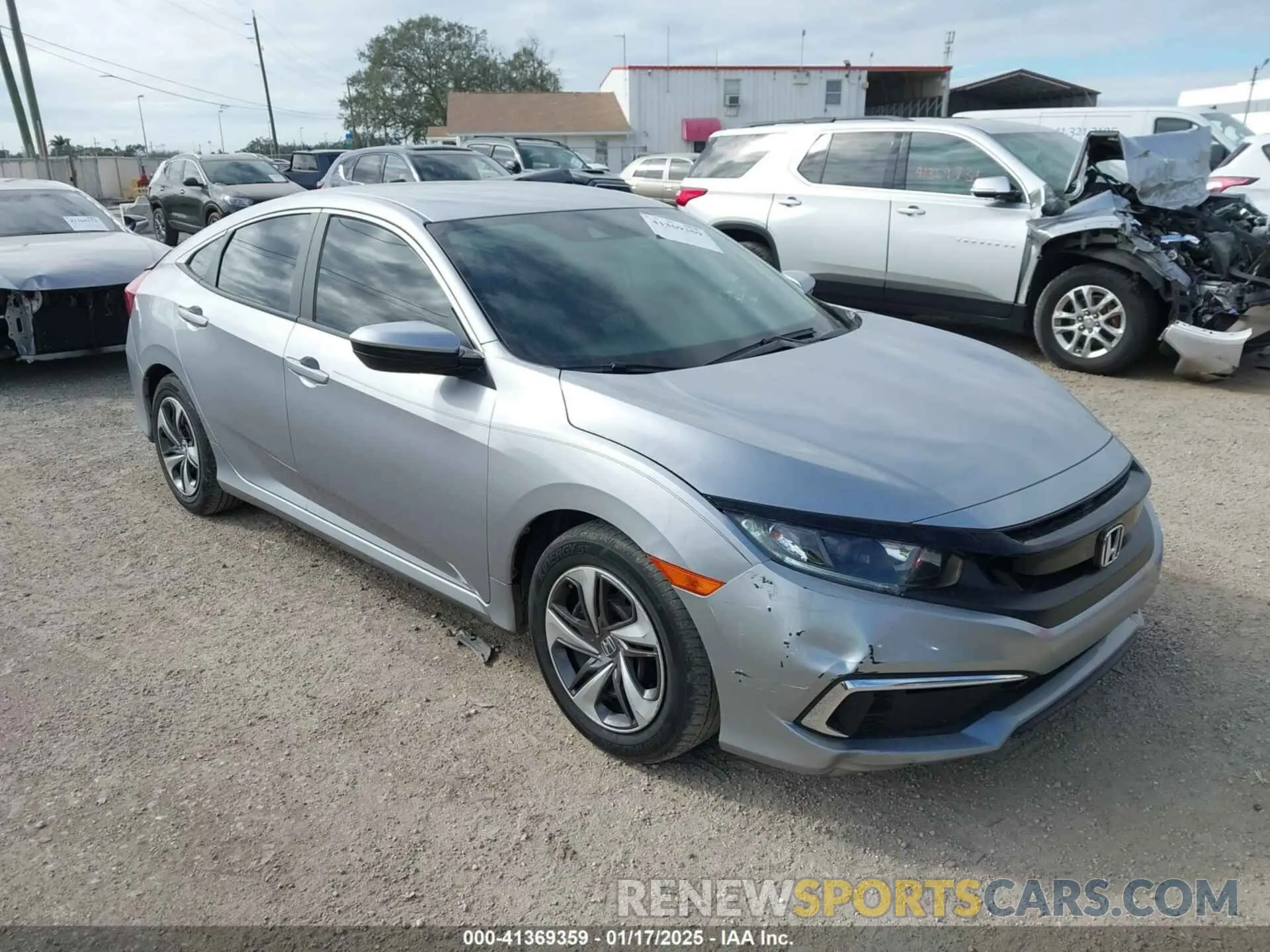 1 fotografías del automóvil dañado 19XFC2F68KE046677 HONDA CIVIC 2019