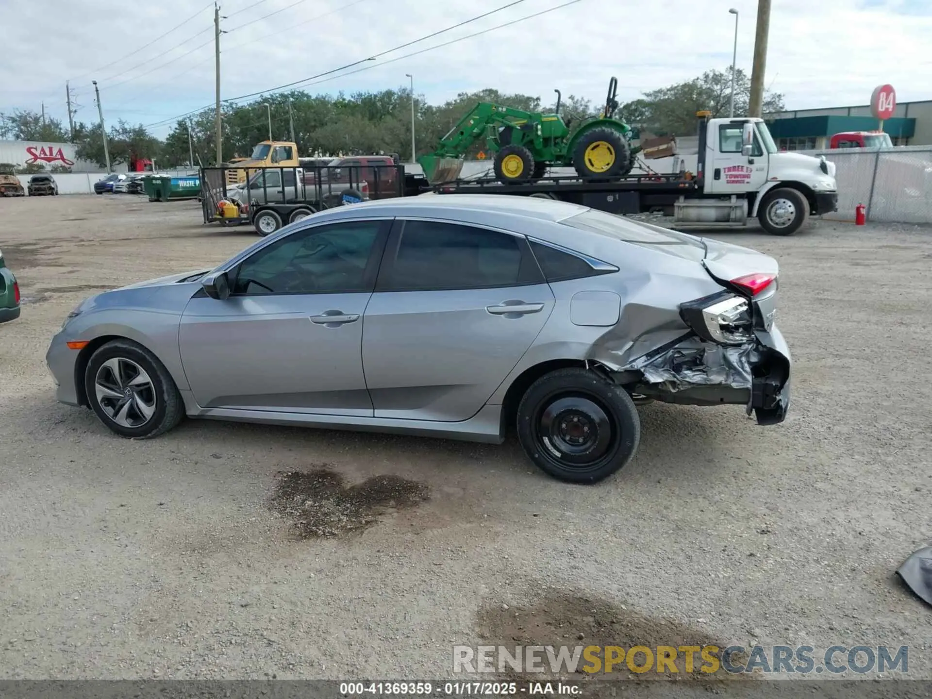 14 fotografías del automóvil dañado 19XFC2F68KE046677 HONDA CIVIC 2019