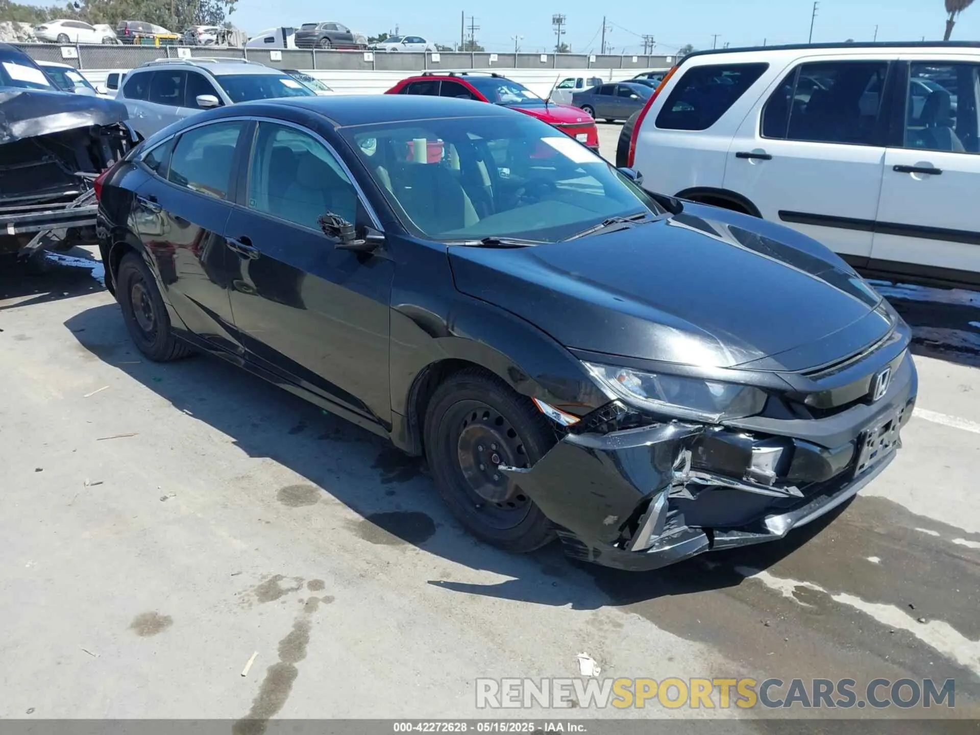 1 fotografías del automóvil dañado 19XFC2F68KE213829 HONDA CIVIC 2019