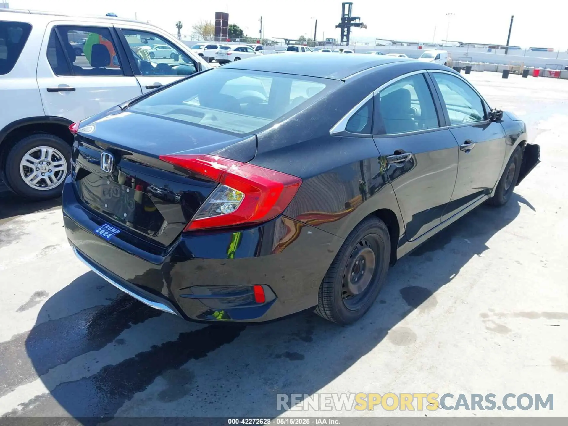 4 fotografías del automóvil dañado 19XFC2F68KE213829 HONDA CIVIC 2019