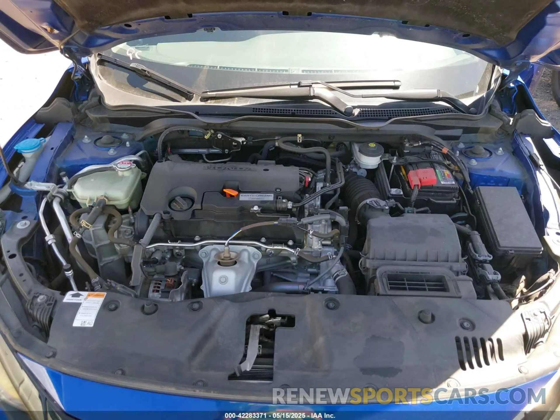 10 fotografías del automóvil dañado 19XFC2F68KE214611 HONDA CIVIC 2019