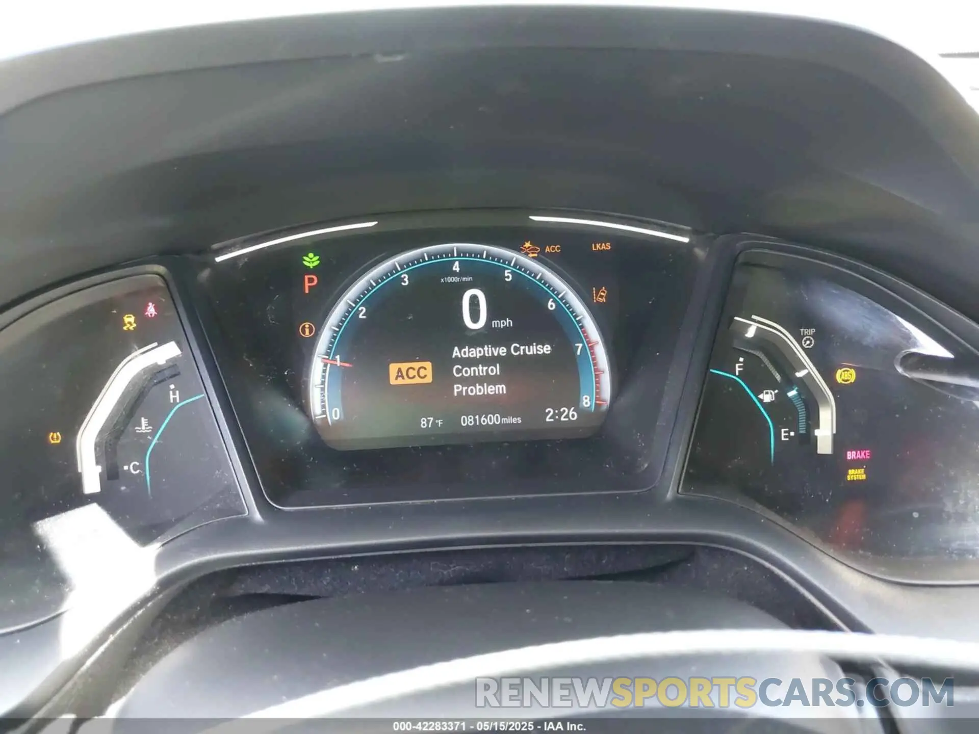 7 fotografías del automóvil dañado 19XFC2F68KE214611 HONDA CIVIC 2019