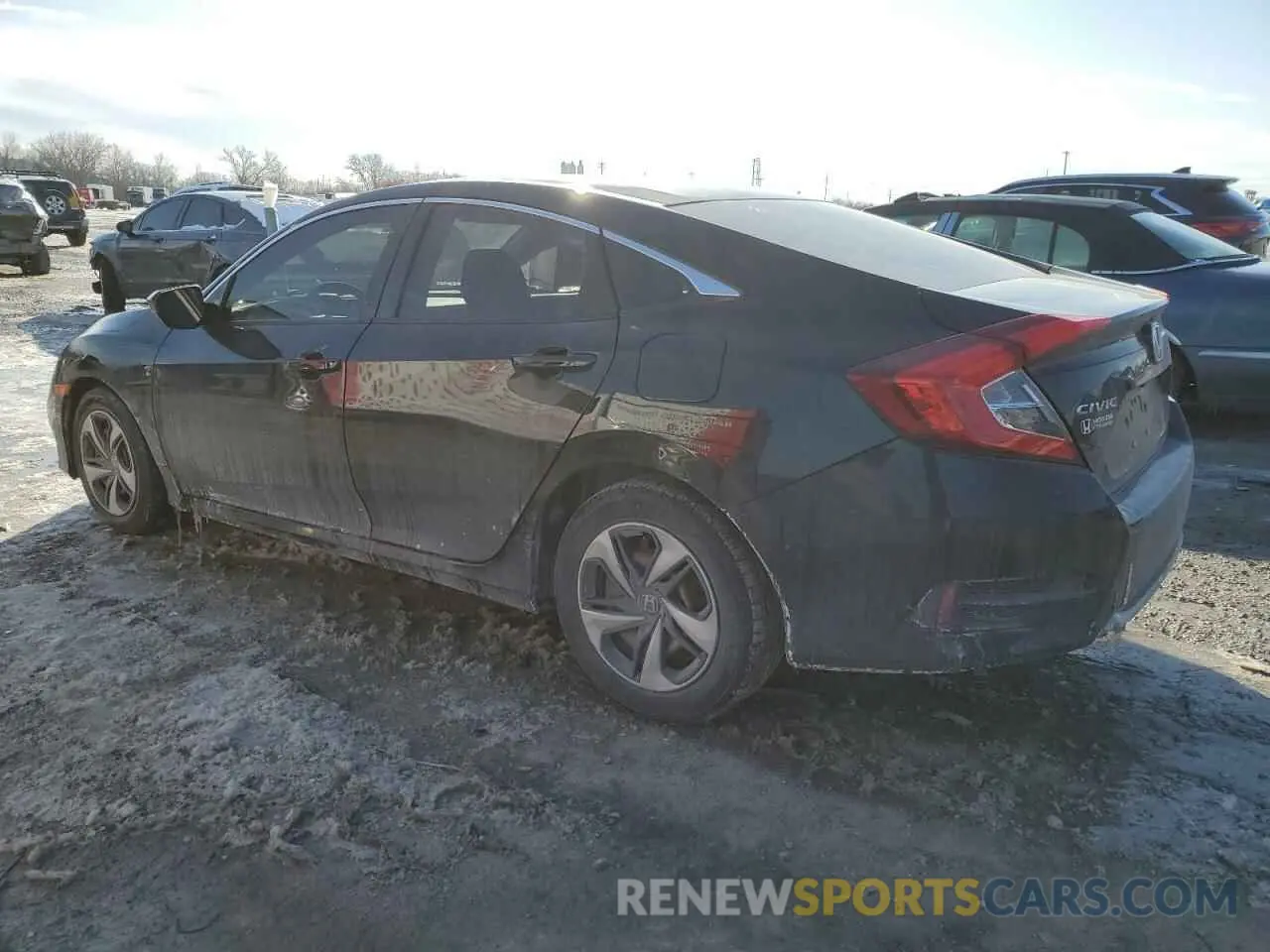 2 fotografías del automóvil dañado 19XFC2F69KE012618 HONDA CIVIC 2019