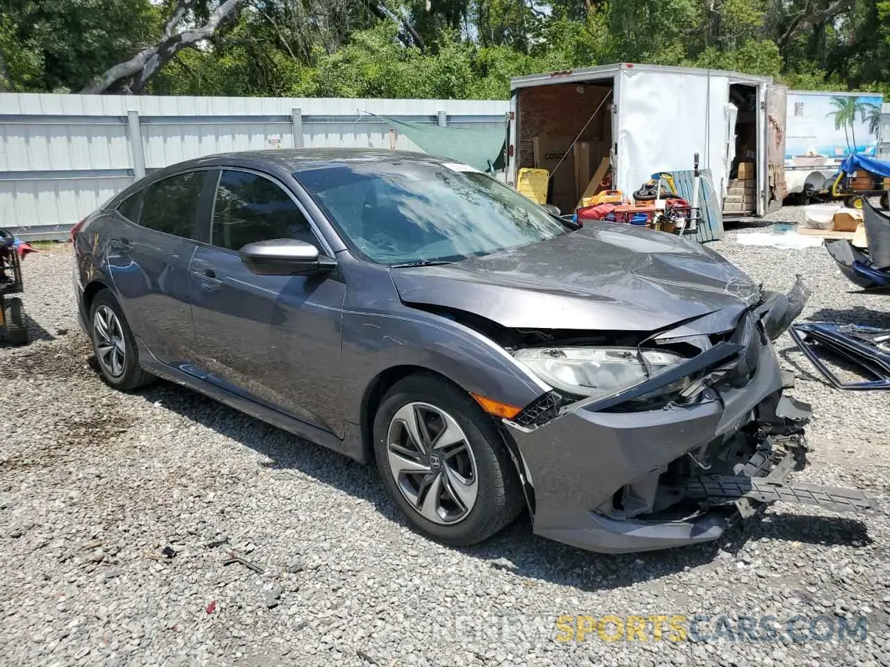 4 fotografías del automóvil dañado 19XFC2F69KE019262 HONDA CIVIC 2019
