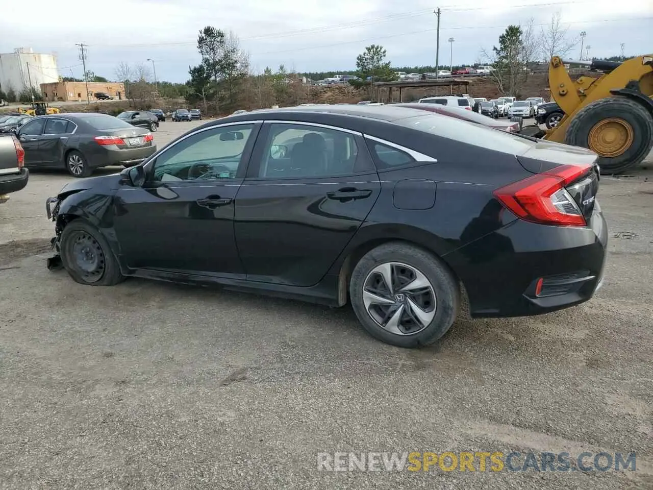 2 fotografías del automóvil dañado 19XFC2F69KE029810 HONDA CIVIC 2019
