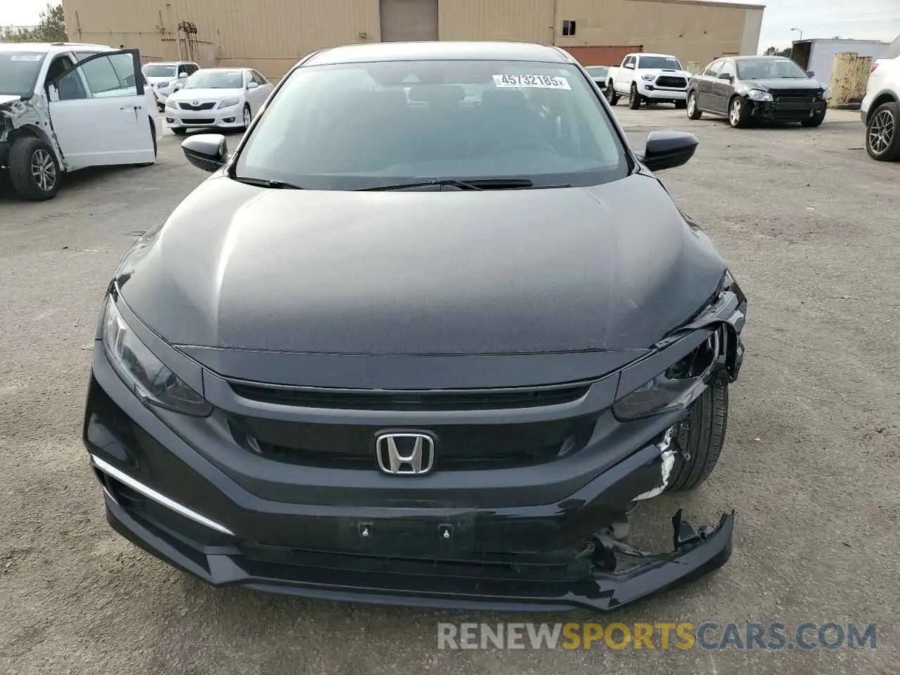5 fotografías del automóvil dañado 19XFC2F69KE029810 HONDA CIVIC 2019