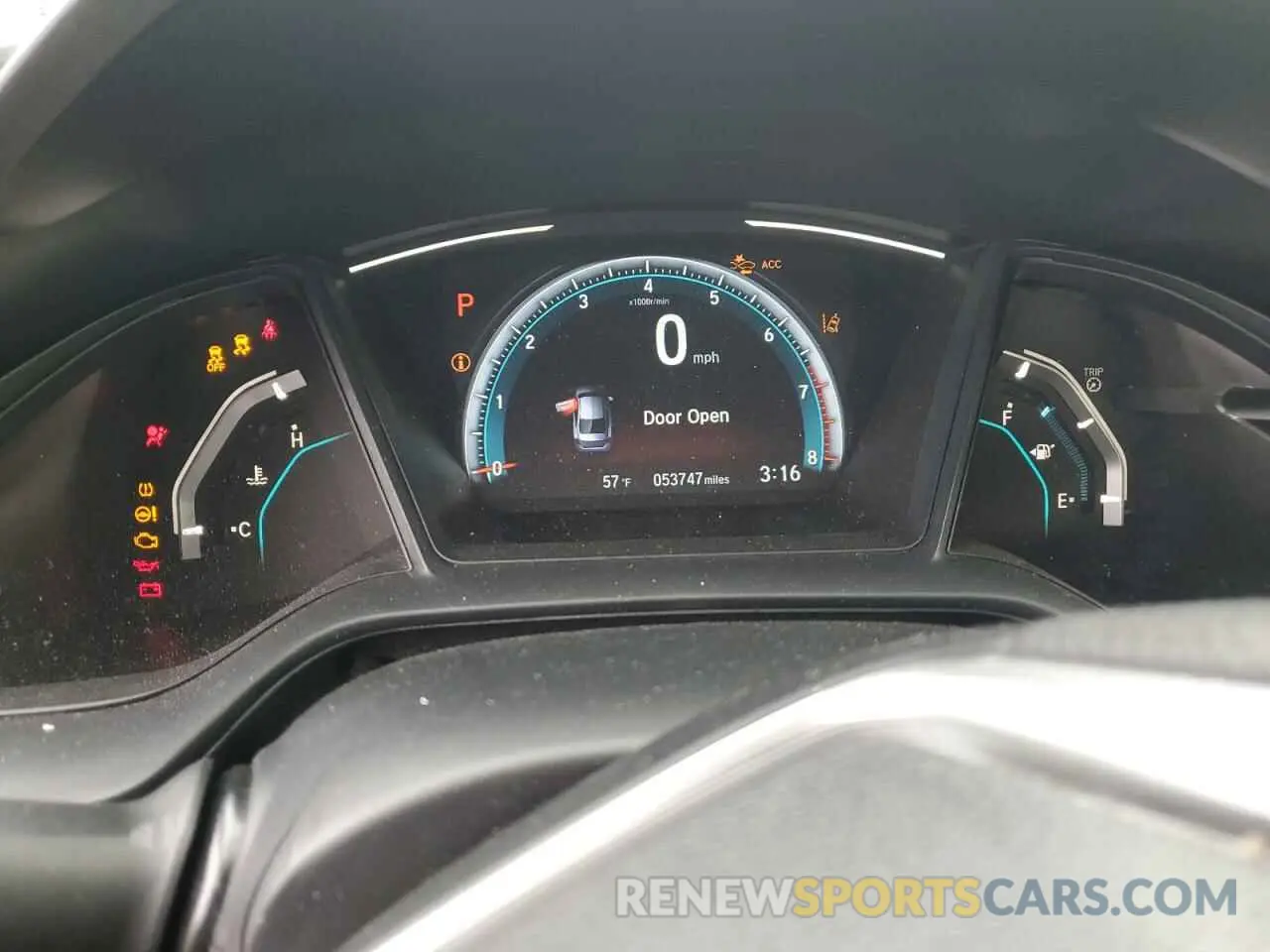 9 fotografías del automóvil dañado 19XFC2F69KE029810 HONDA CIVIC 2019