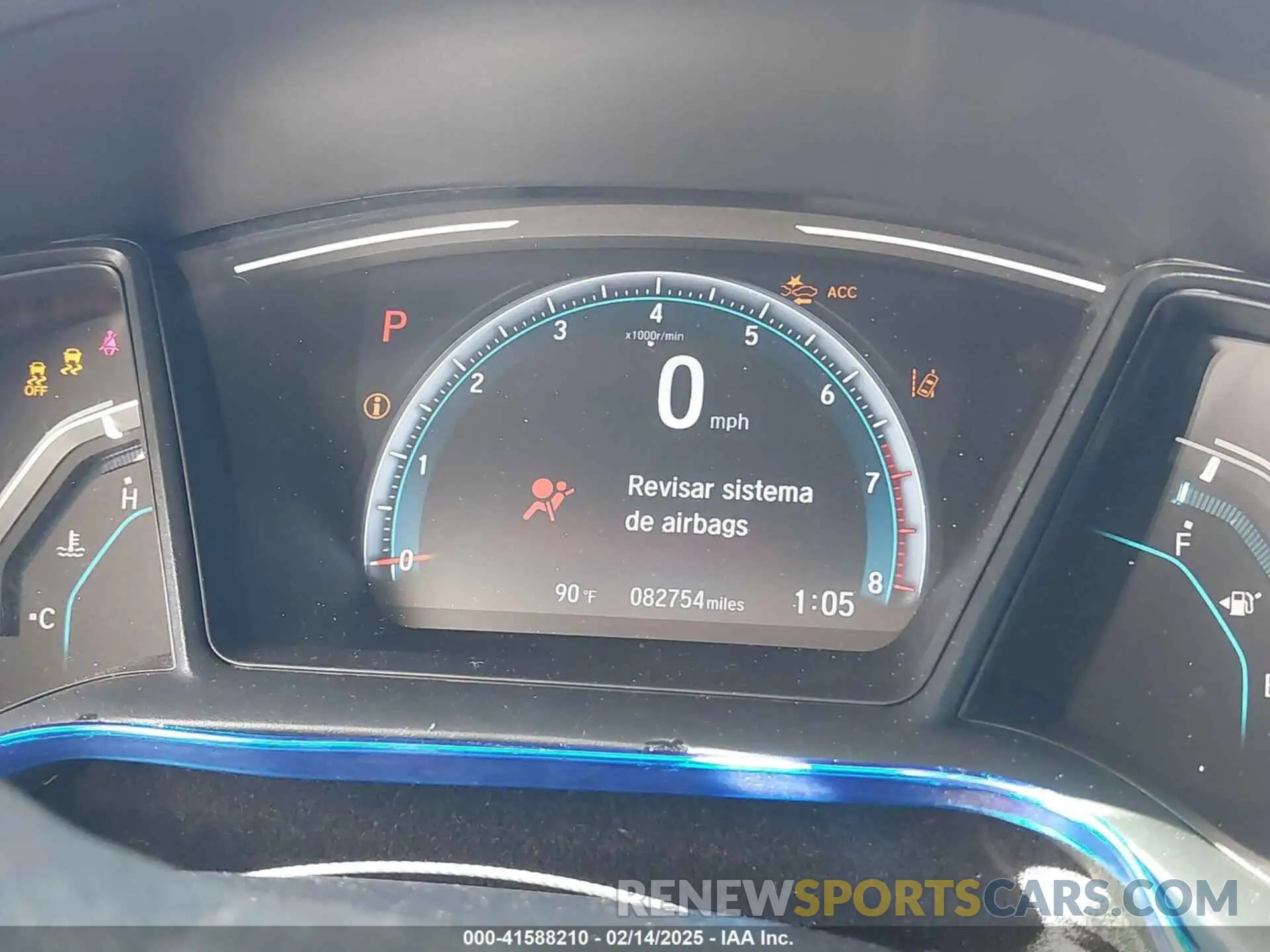 15 fotografías del automóvil dañado 19XFC2F69KE042024 HONDA CIVIC 2019