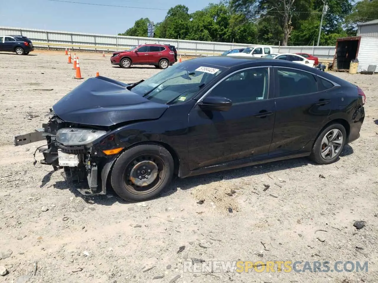 1 fotografías del automóvil dañado 19XFC2F69KE049362 HONDA CIVIC 2019