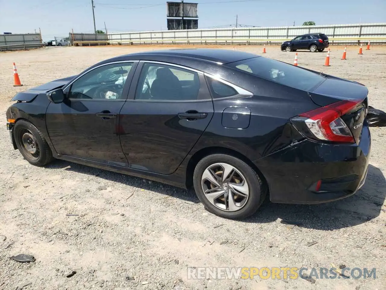 2 fotografías del automóvil dañado 19XFC2F69KE049362 HONDA CIVIC 2019