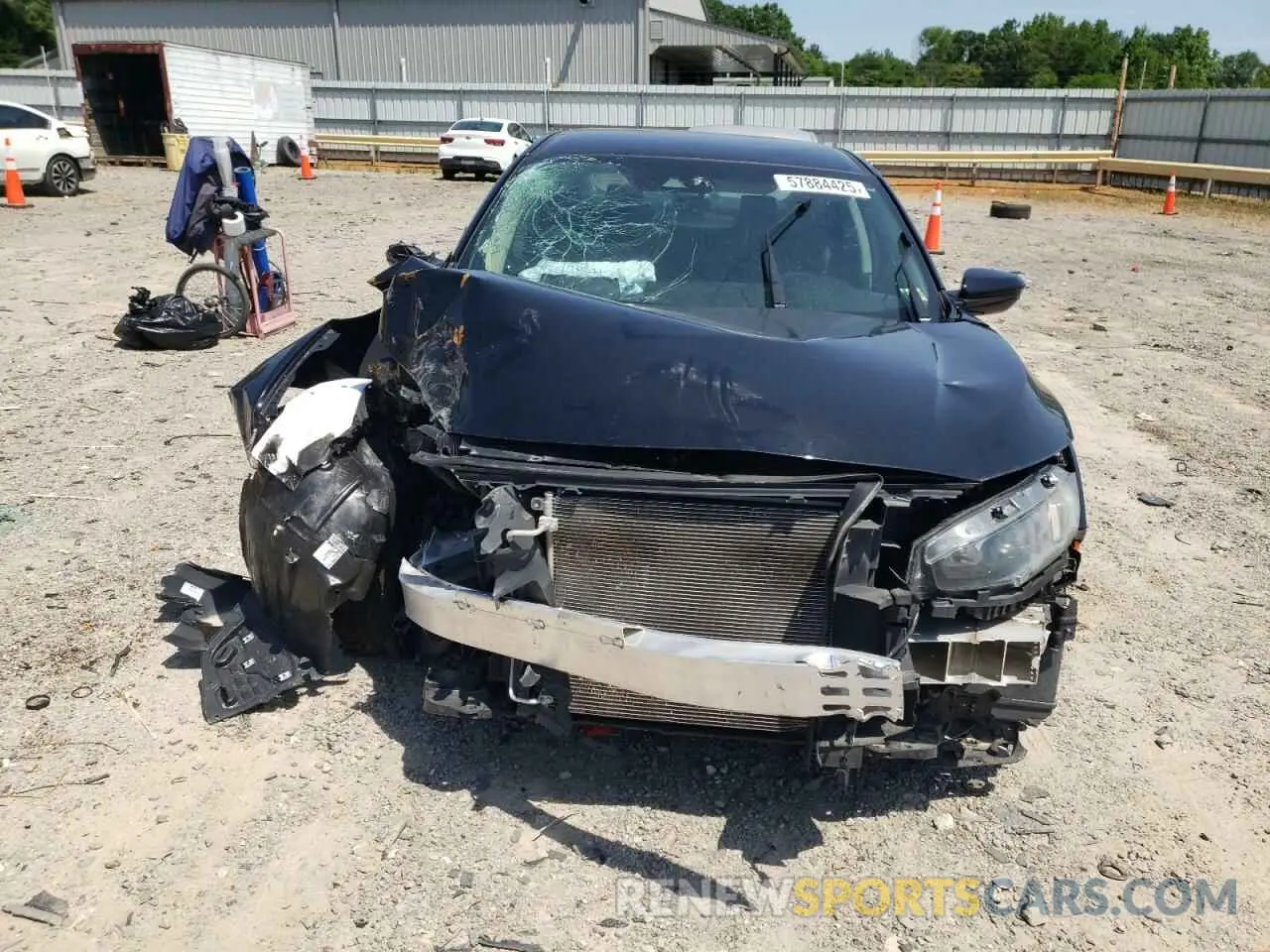 5 fotografías del automóvil dañado 19XFC2F69KE049362 HONDA CIVIC 2019