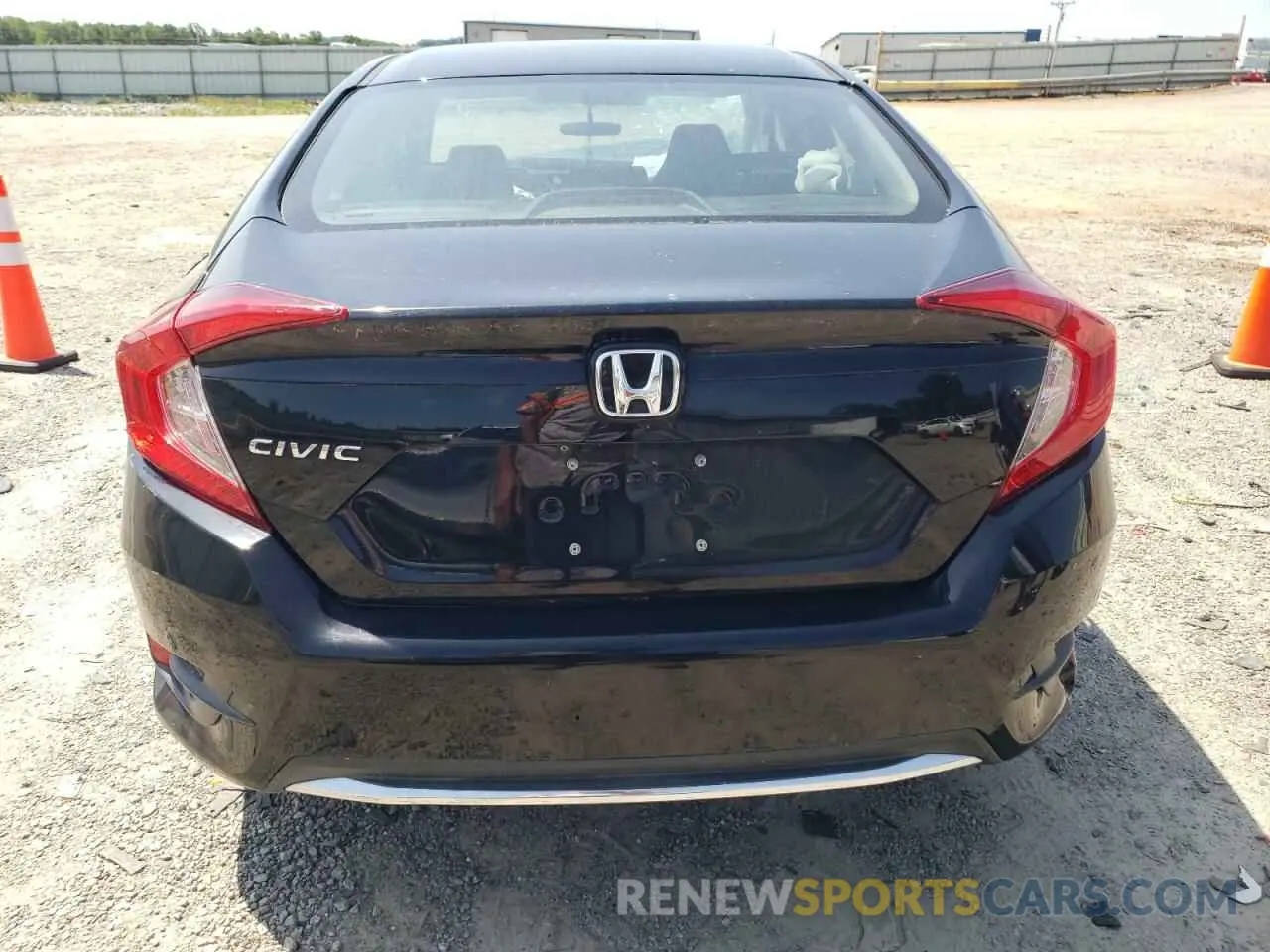 6 fotografías del automóvil dañado 19XFC2F69KE049362 HONDA CIVIC 2019
