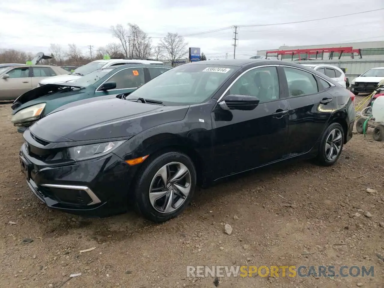 1 fotografías del automóvil dañado 19XFC2F6XKE004169 HONDA CIVIC 2019