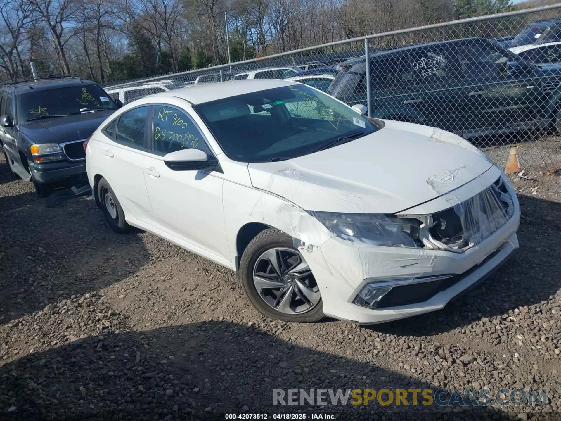1 fotografías del automóvil dañado 19XFC2F6XKE006228 HONDA CIVIC 2019
