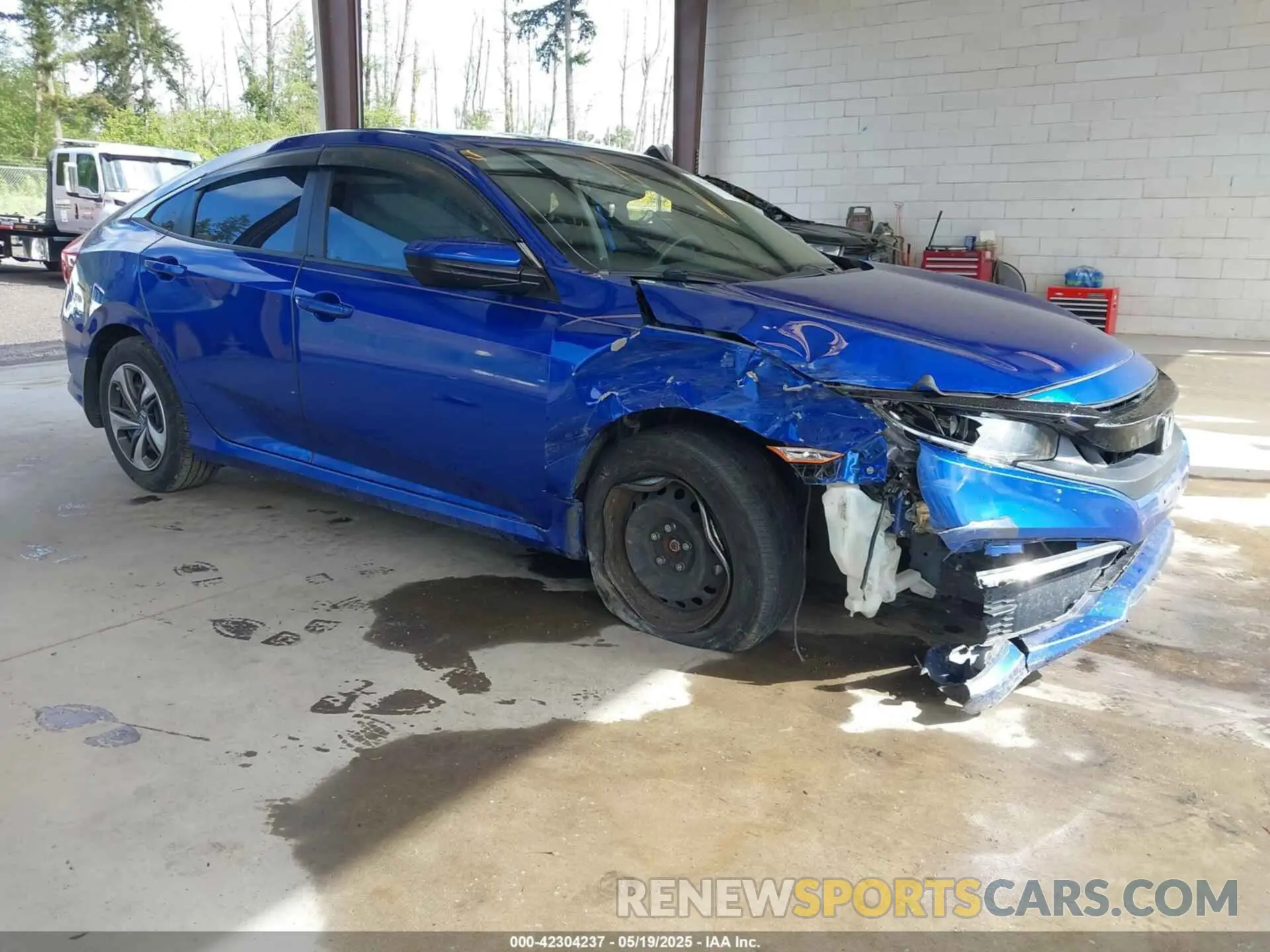 1 fotografías del automóvil dañado 19XFC2F6XKE007850 HONDA CIVIC 2019