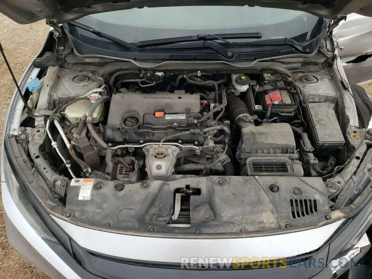 11 fotografías del automóvil dañado 19XFC2F6XKE017326 HONDA CIVIC 2019