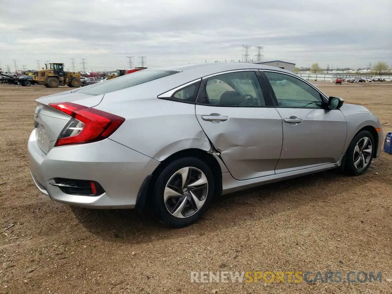 3 fotografías del automóvil dañado 19XFC2F6XKE017326 HONDA CIVIC 2019