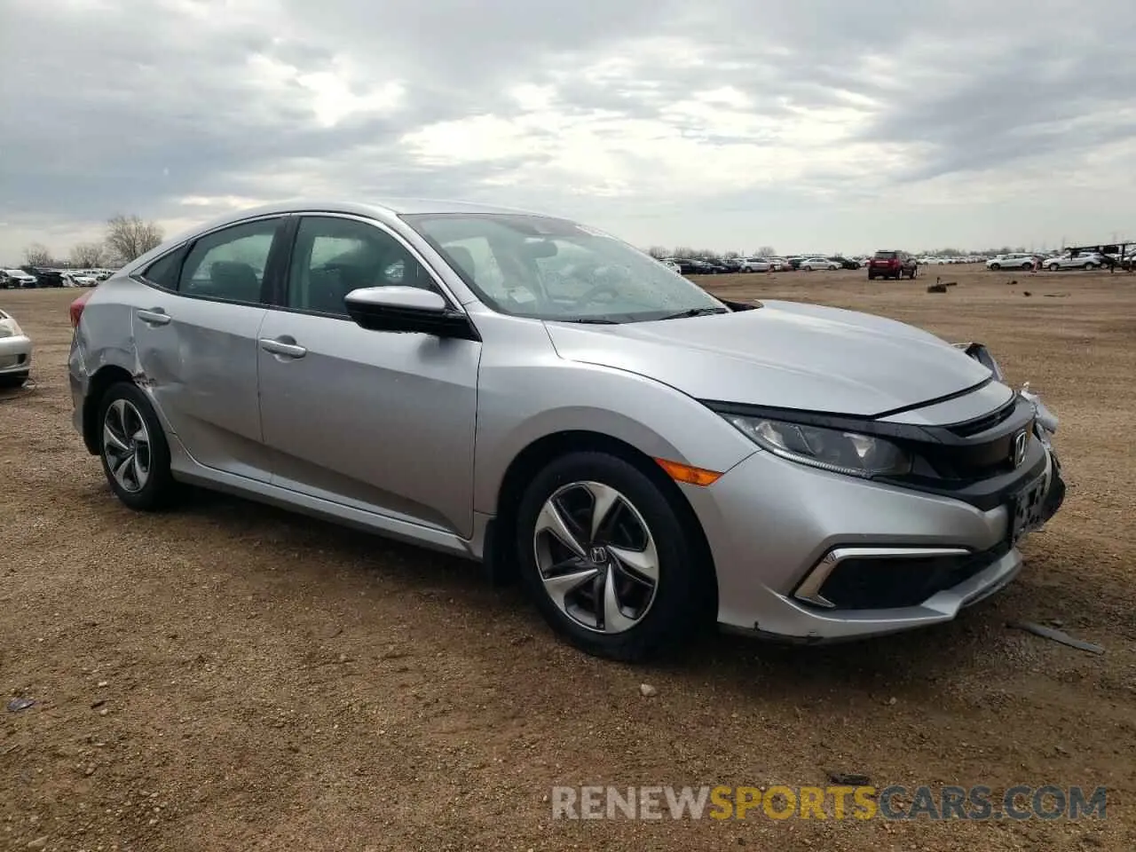 4 fotografías del automóvil dañado 19XFC2F6XKE017326 HONDA CIVIC 2019