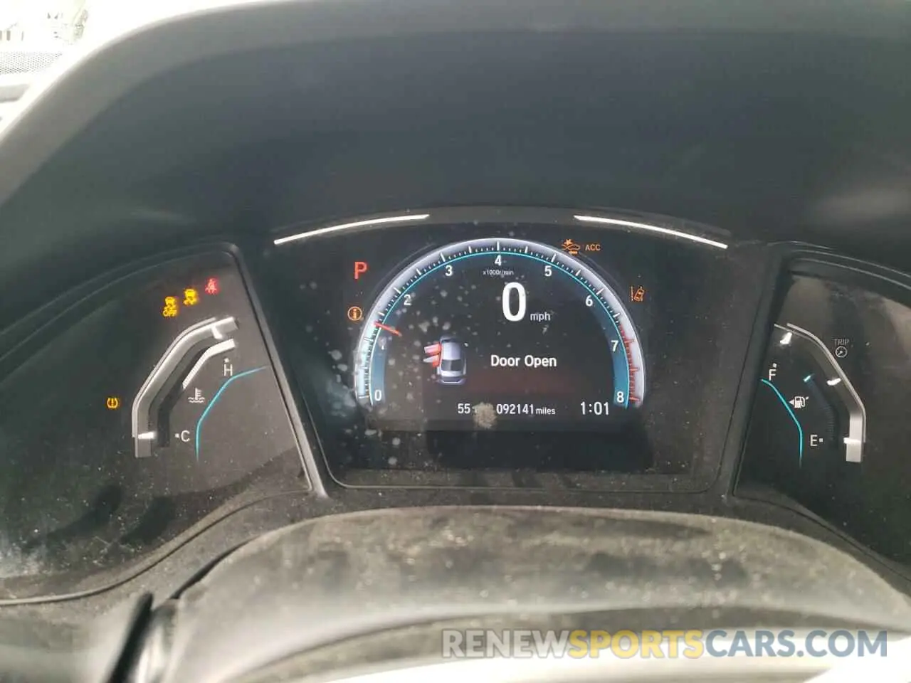 9 fotografías del automóvil dañado 19XFC2F6XKE017326 HONDA CIVIC 2019