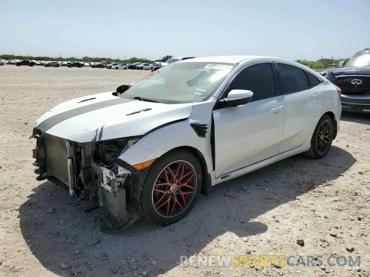 1 fotografías del automóvil dañado 19XFC2F6XKE041111 HONDA CIVIC 2019