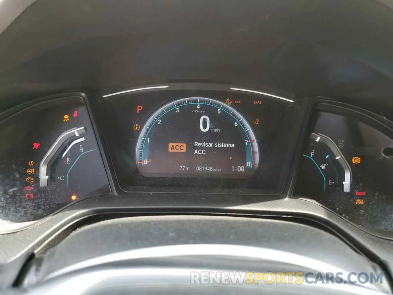 9 fotografías del automóvil dañado 19XFC2F6XKE041111 HONDA CIVIC 2019