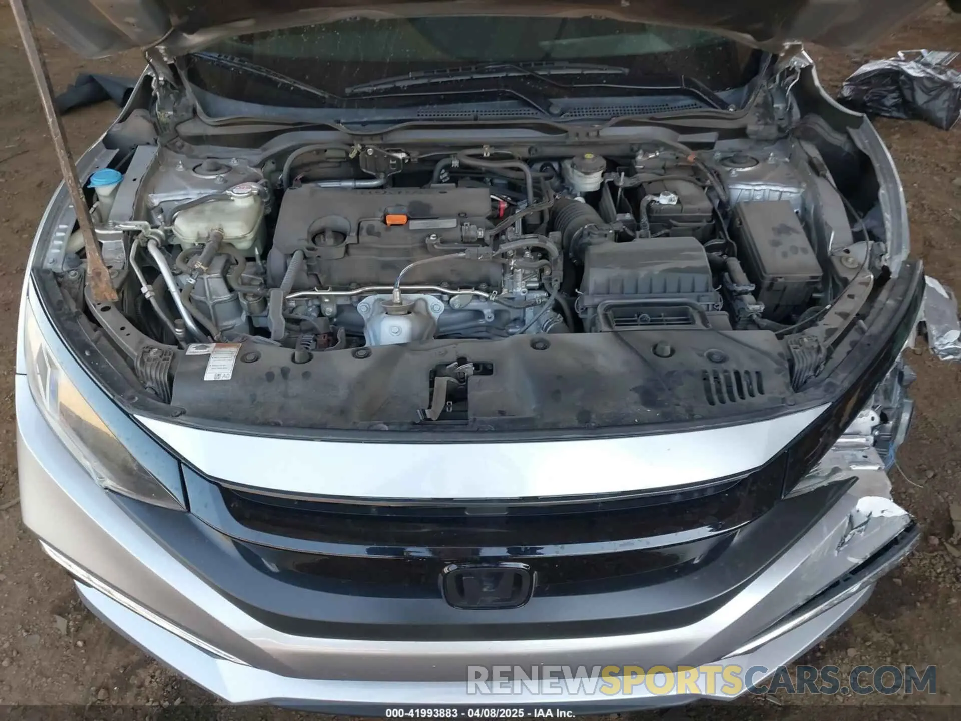 10 fotografías del automóvil dañado 19XFC2F6XKE044042 HONDA CIVIC 2019