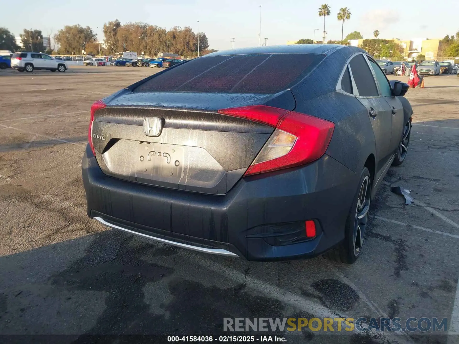 4 fotografías del automóvil dañado 19XFC2F6XKE206039 HONDA CIVIC 2019