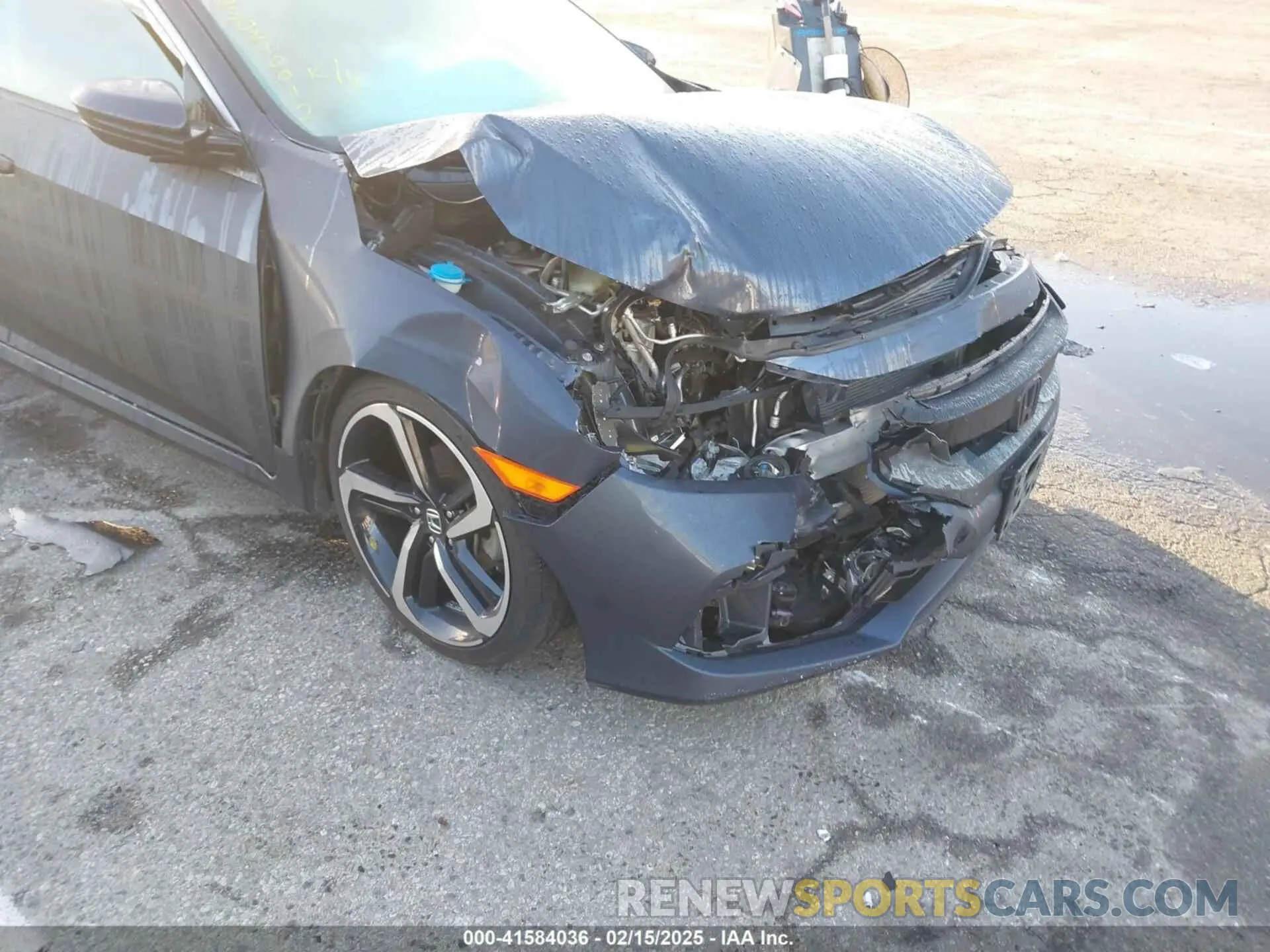6 fotografías del automóvil dañado 19XFC2F6XKE206039 HONDA CIVIC 2019