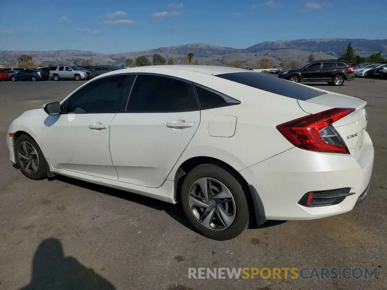2 fotografías del automóvil dañado 19XFC2F6XKE208731 HONDA CIVIC 2019